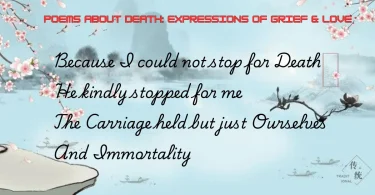 poems about death expressions of grief & love