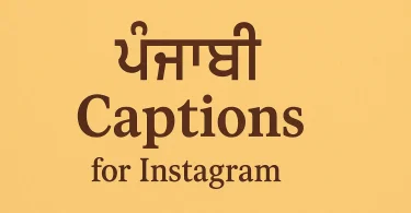 punjabi captions for instagram