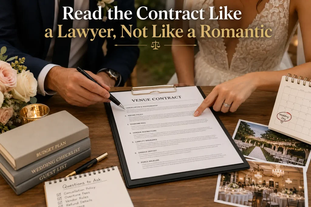 read the contract like a lawyer, not like a romantic