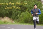 running post ideas for social media