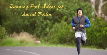 running post ideas for social media