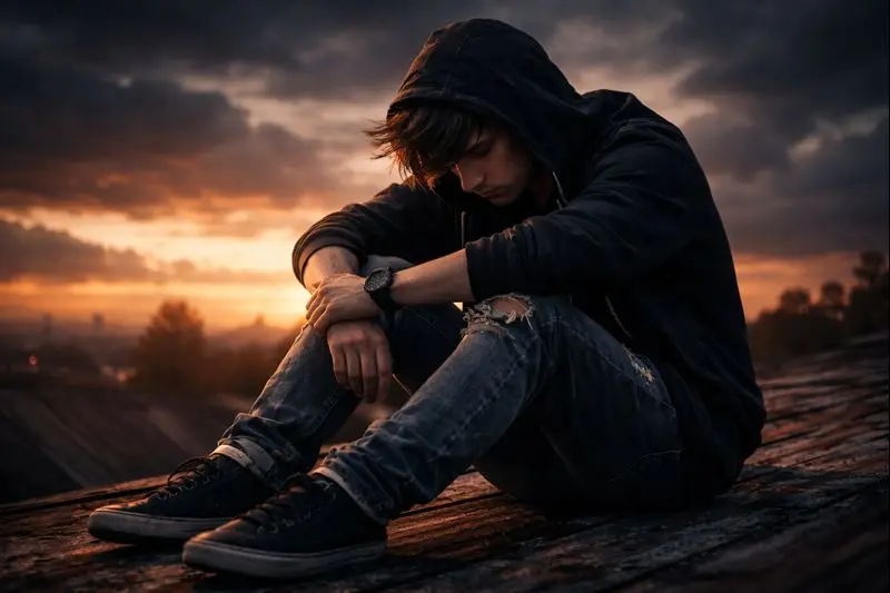 sad attitude captions for instagram for boy