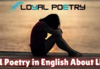 sad poetry in english about life!