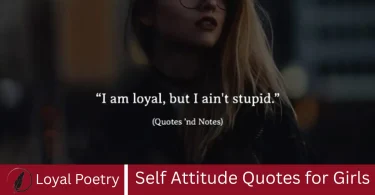 self attitude quotes for girls