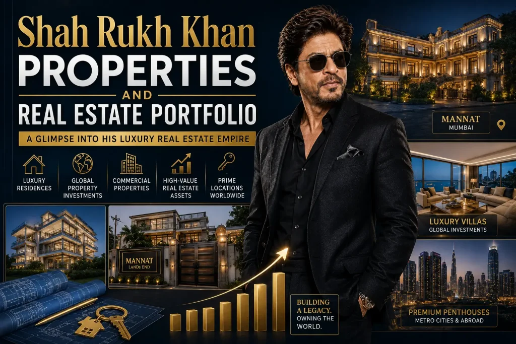 shah rukh khan properties and real estate portfolio
