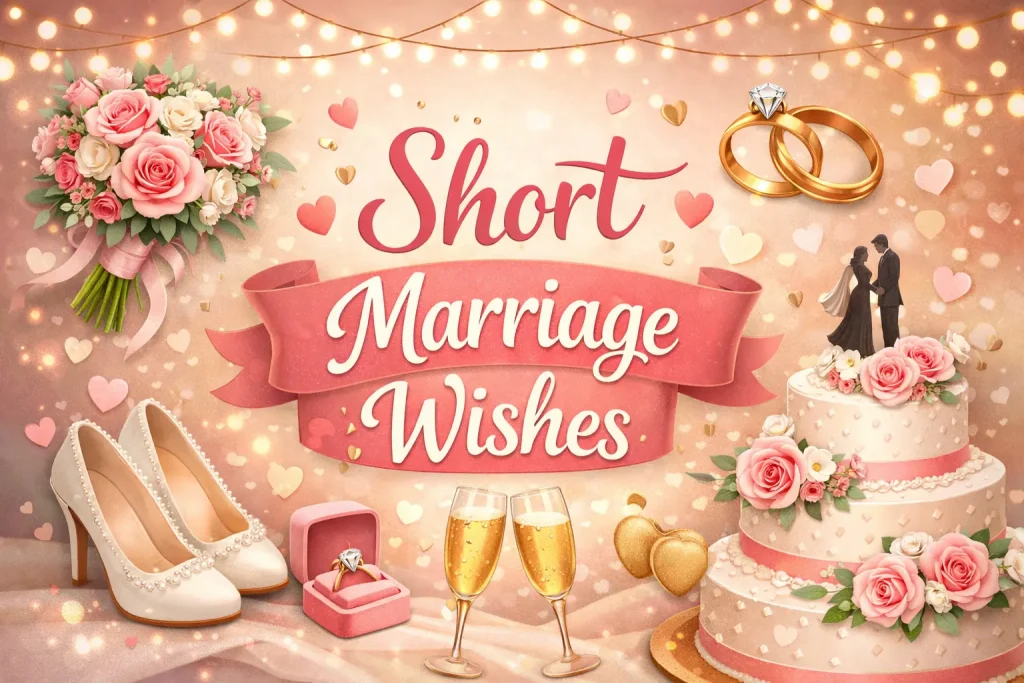 short marriage wishes