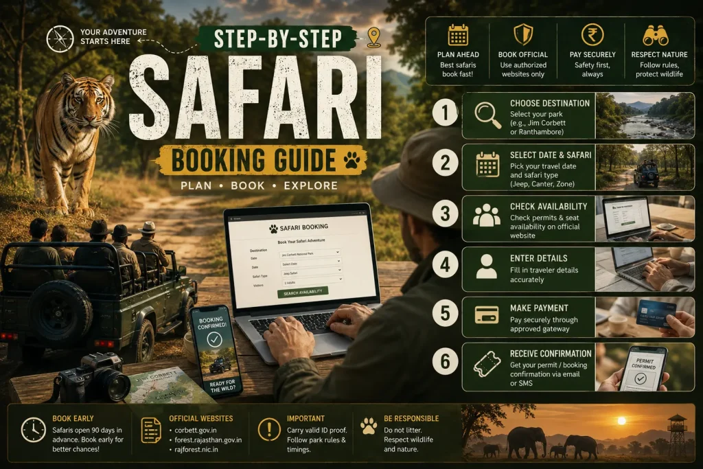 step by step safari booking guide