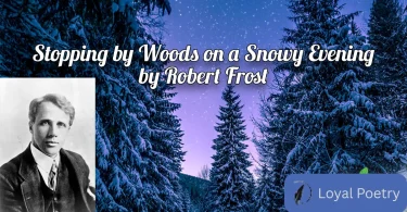 stopping by woods on a snowy evening