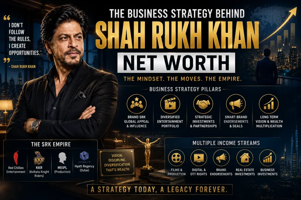 the business strategy behind shah rukh khan net worth