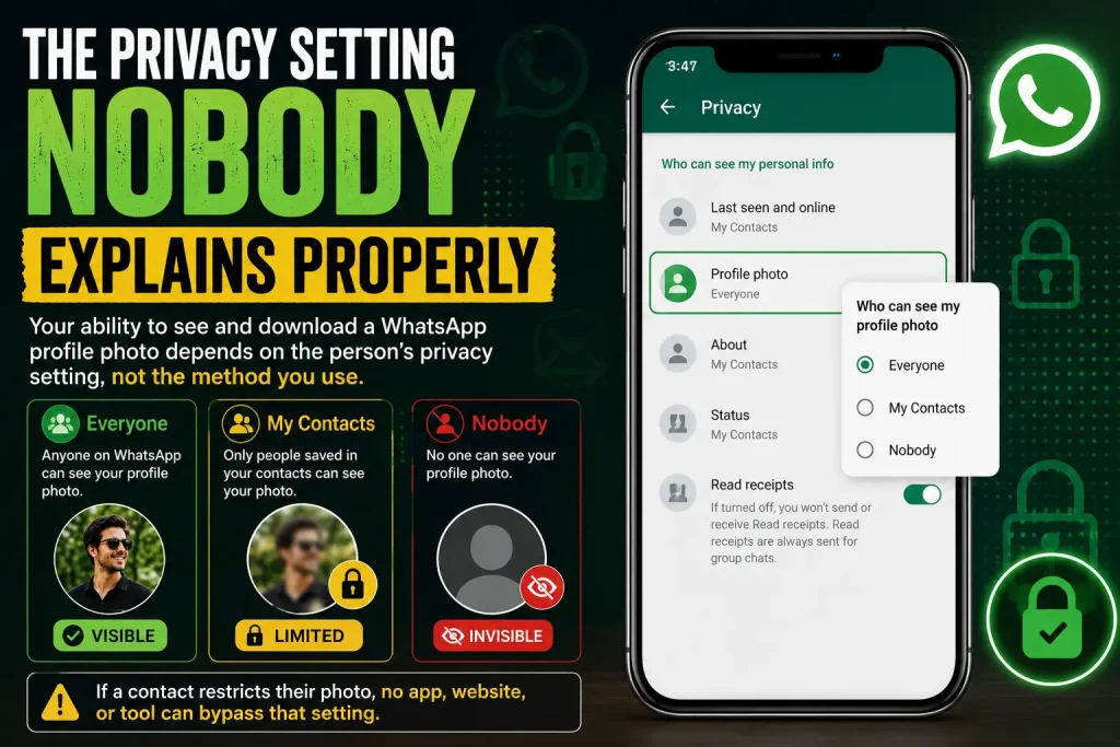 the privacy setting nobody explains properly