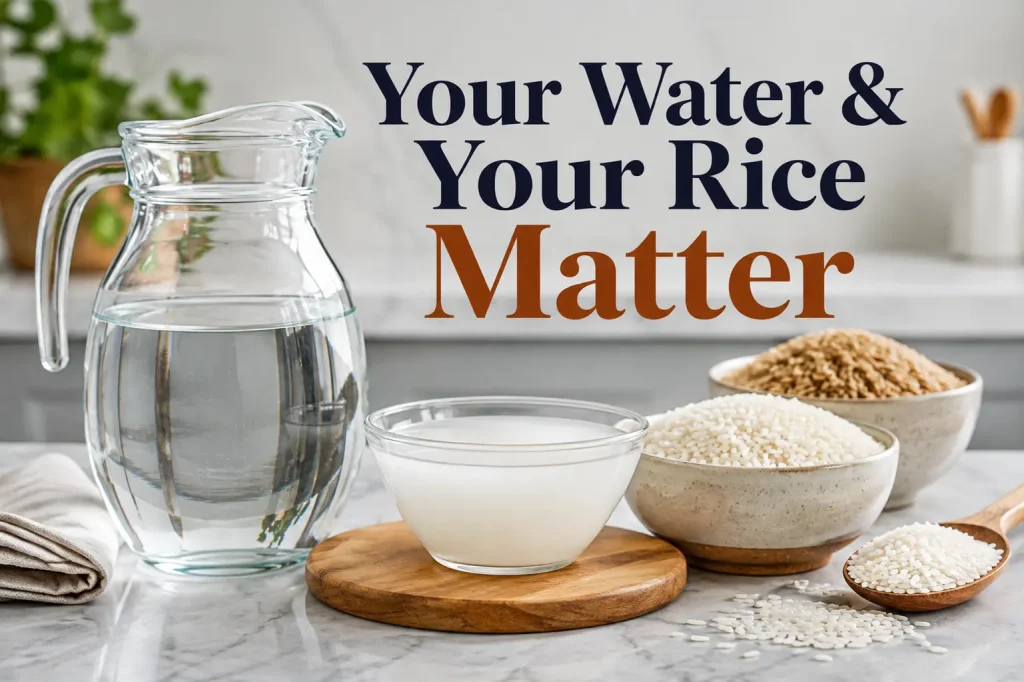 two variables most guides skip your water and your rice