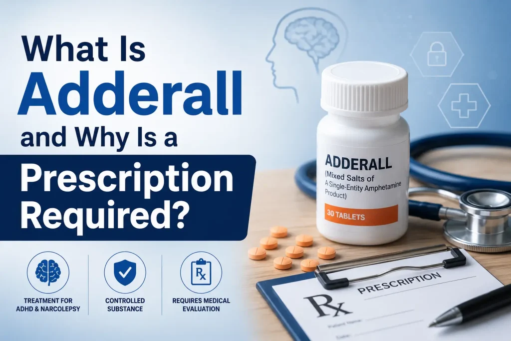 what is adderall and why is a prescription required
