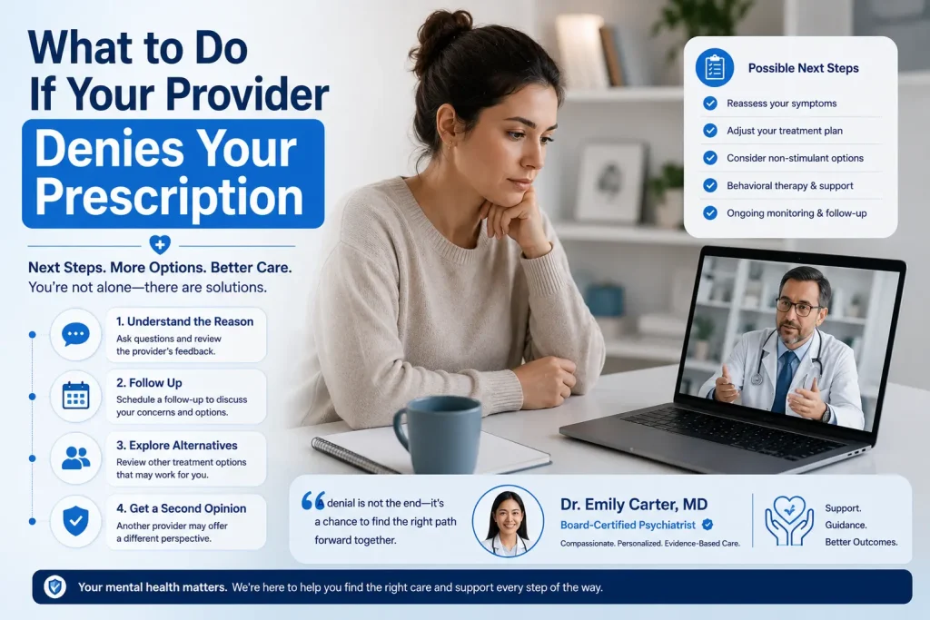 what to do if your provider denies your prescription