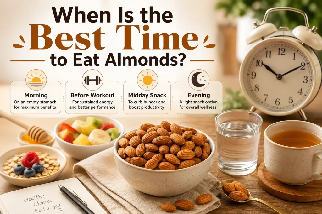 when is the best time to eat almonds