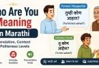 who are you meaning in marathi