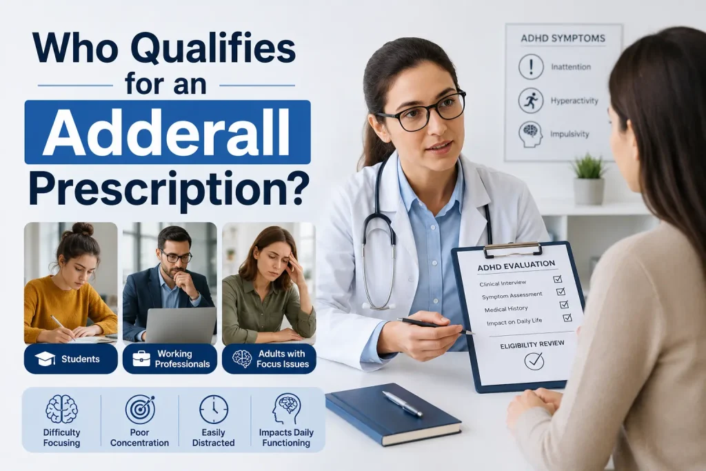 who qualifies for an adderall prescription