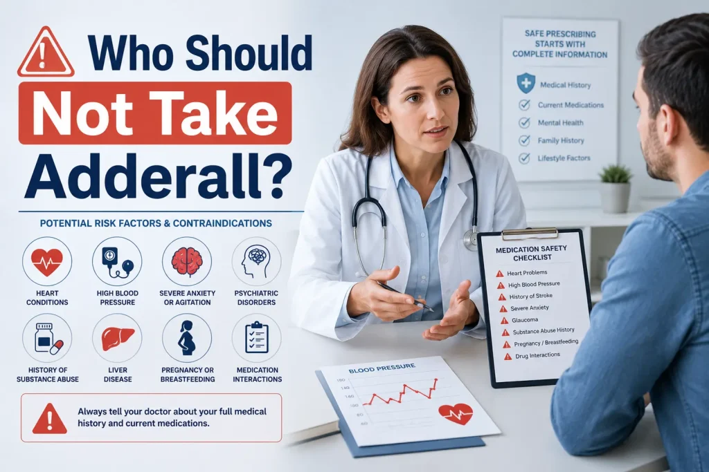 who should not take adderall