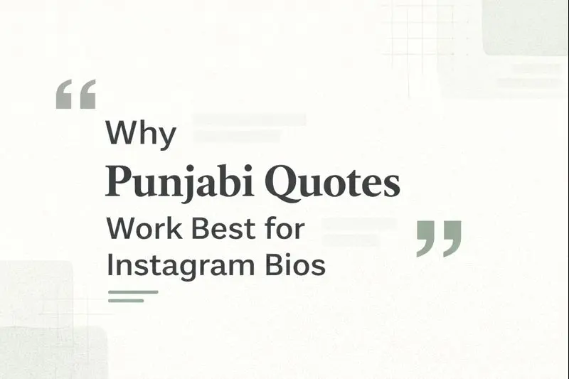 why punjabi quotes work best for instagram bios