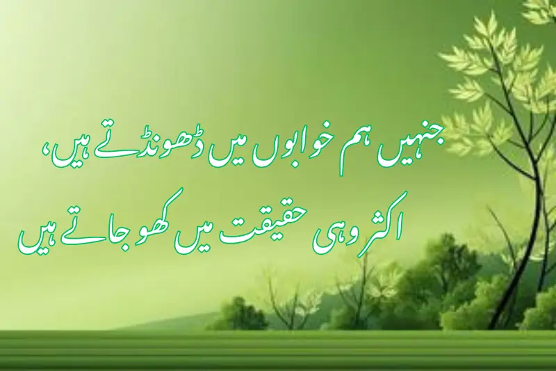 جنہیں ہم خوابوں میں ڈھونڈتے ہیں،