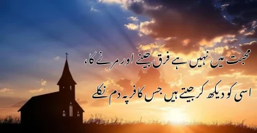 محبت میں نہیں ہے فرق جینے اور مرنے کا، اسی کو دیکھ کر جیتے ہیں جس کافر پہ دم نکلے