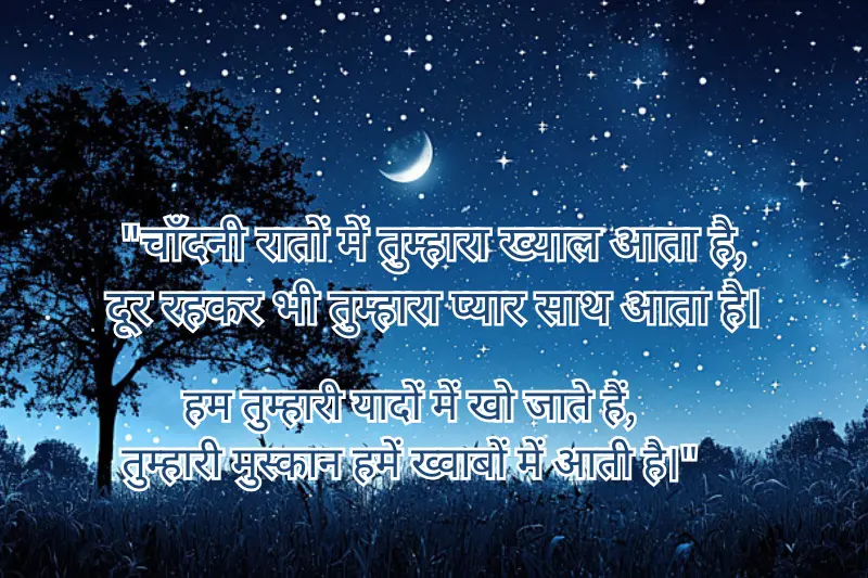 चाँदनी रातों में तुम्हारा ख्याल आता है,