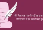 तेरे बिना एक पल भी नहीं रह सकता हूँ