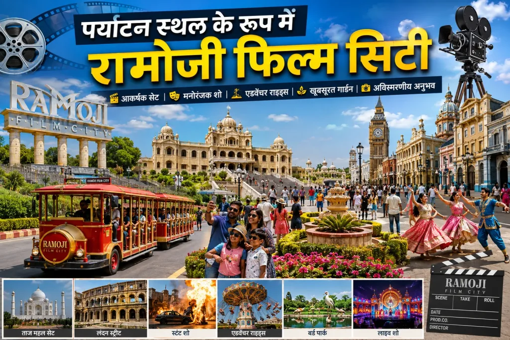 पर्यटन स्थल के रूप में रामोजी फिल्म सिटी